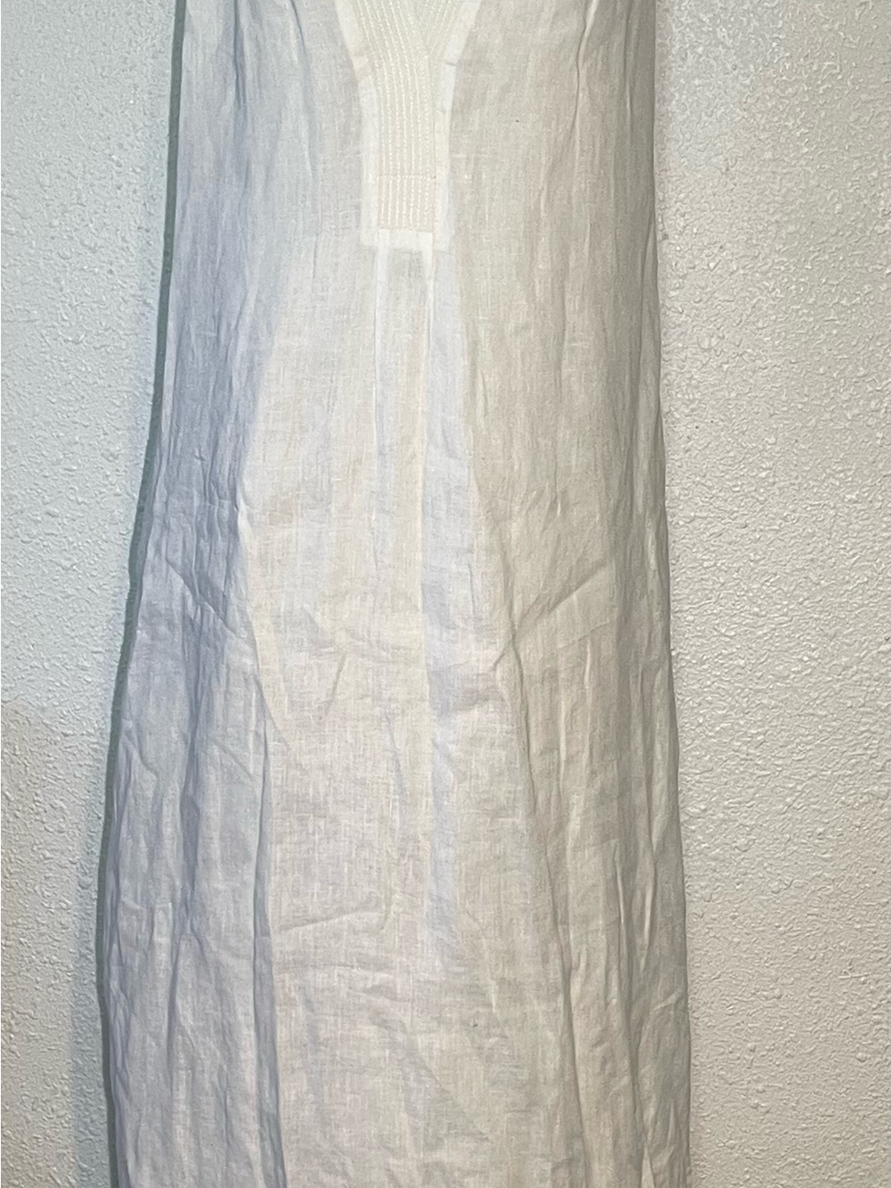 J.crew women’s white linen Lightweight Maxi Dress size medium - Picture 3 of 10